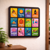 Marathi Mahine Frame 24 x 24 inch