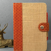 Handmade Paper Diary With Jute & Cotton Fabric Cover